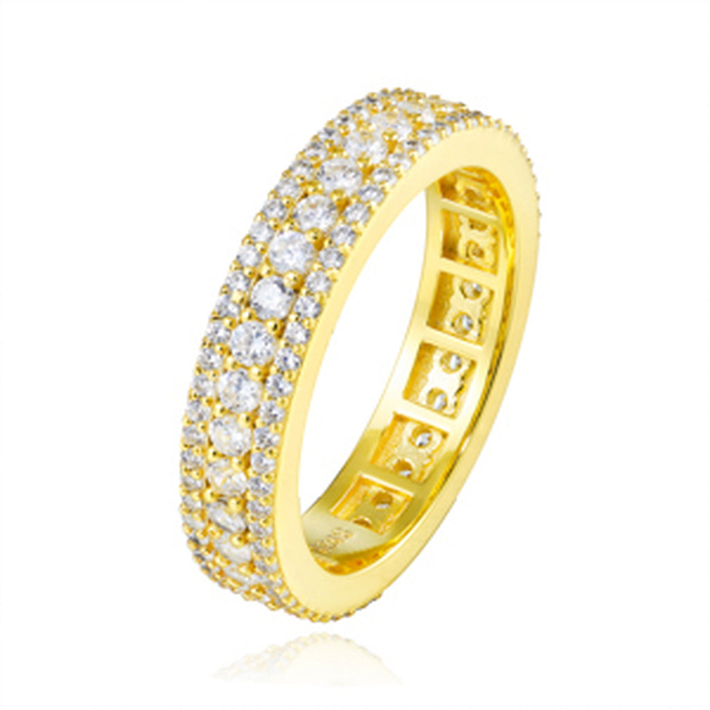 Men's 2 mm Lab-Created Moissanite Band Ring, additional view